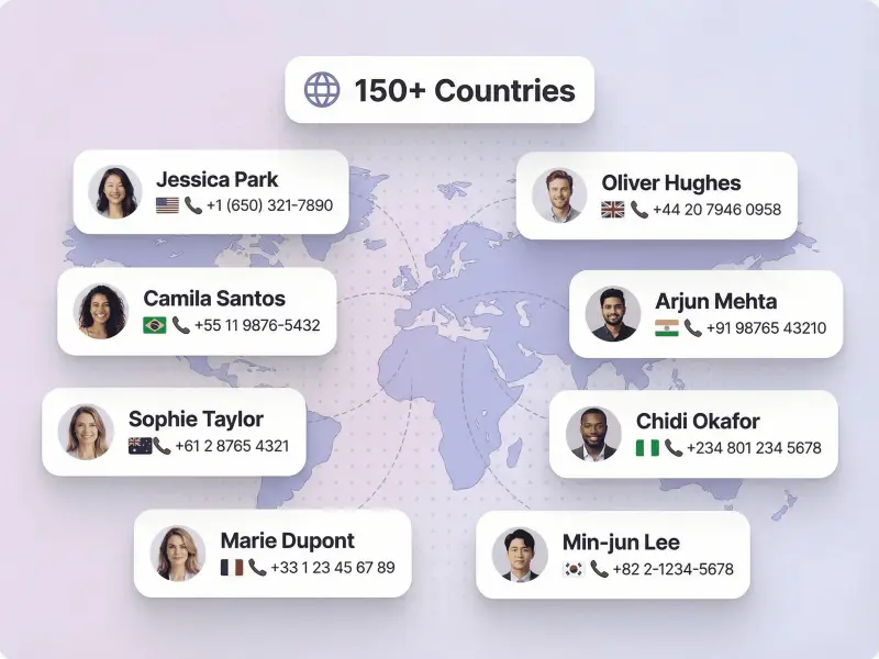 Get verified numbers with carrier data