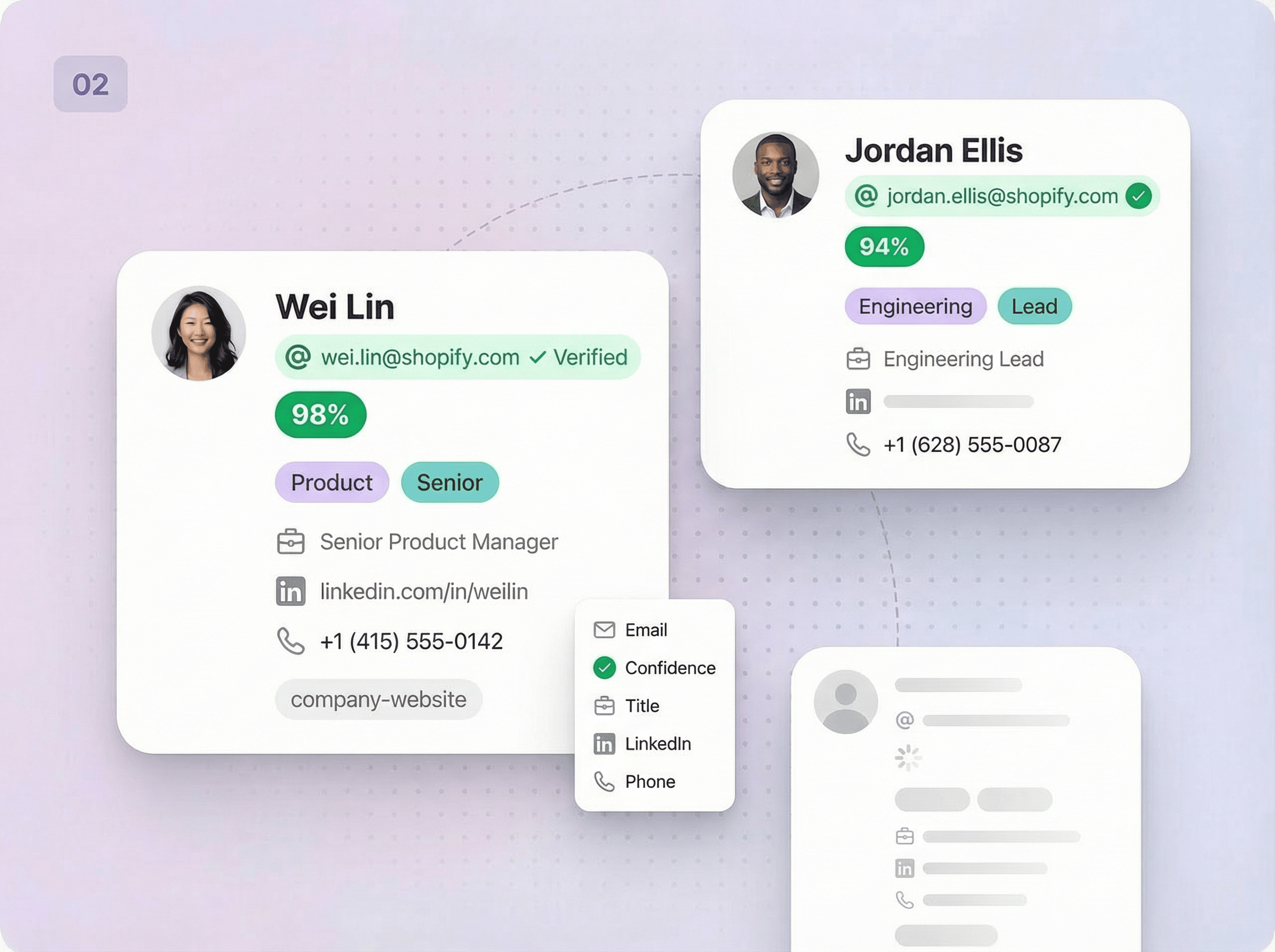 Verifizierte Ergebnisse mit angereicherten Daten erhalten