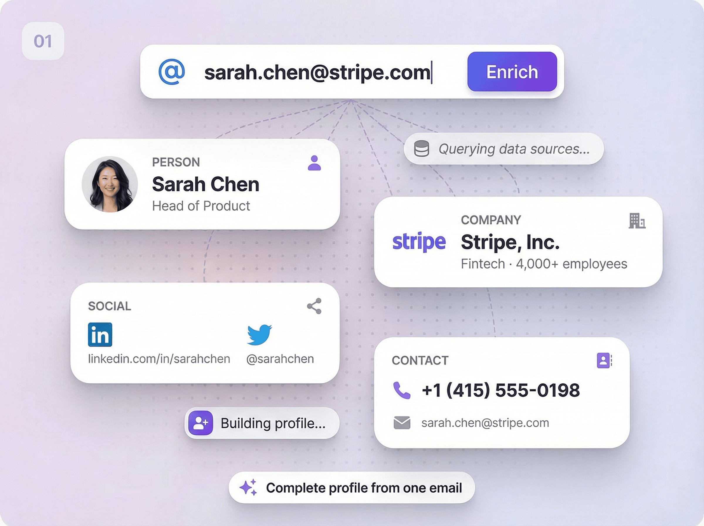 Enter an email address