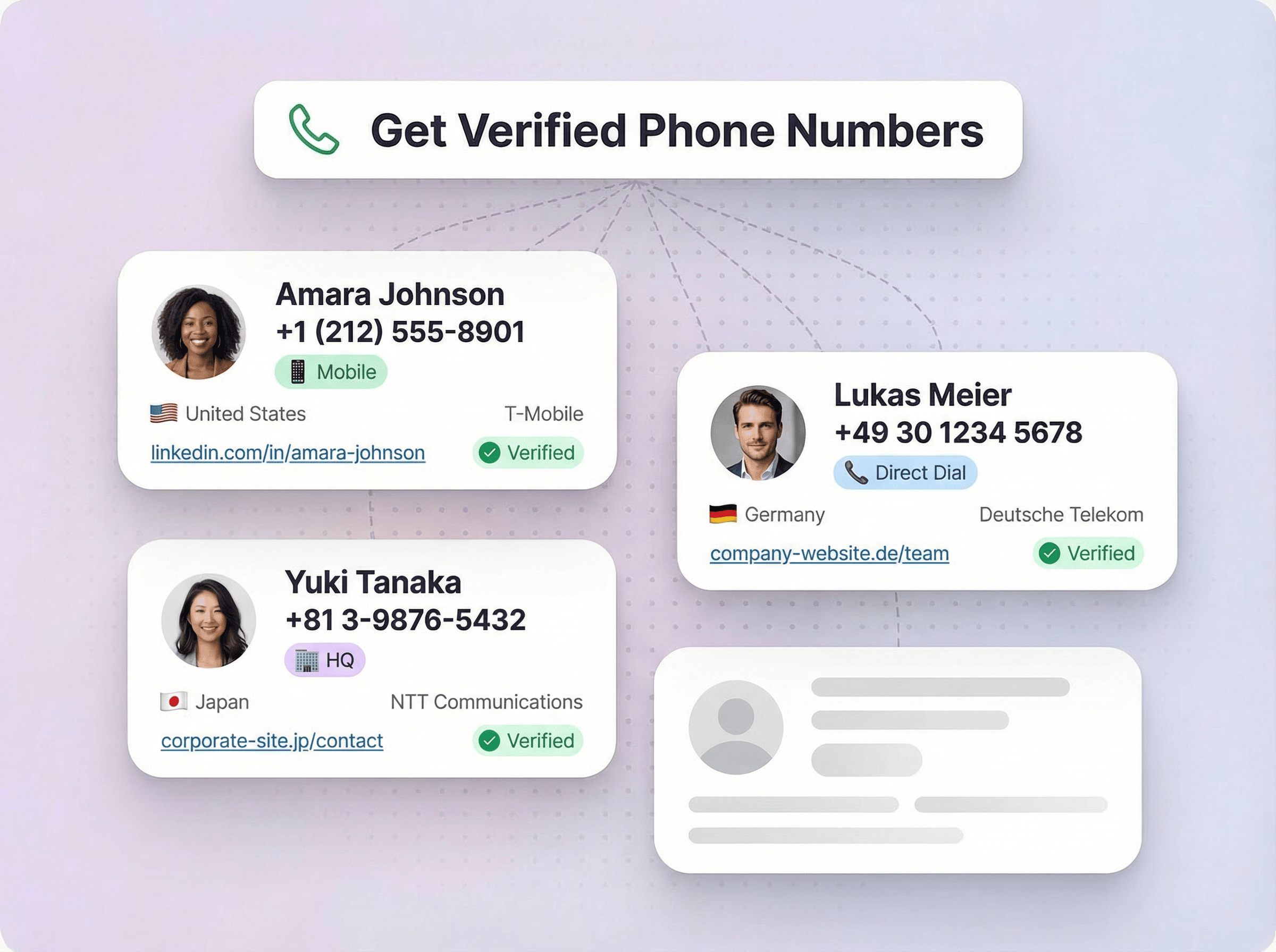 We cross-reference multiple sources