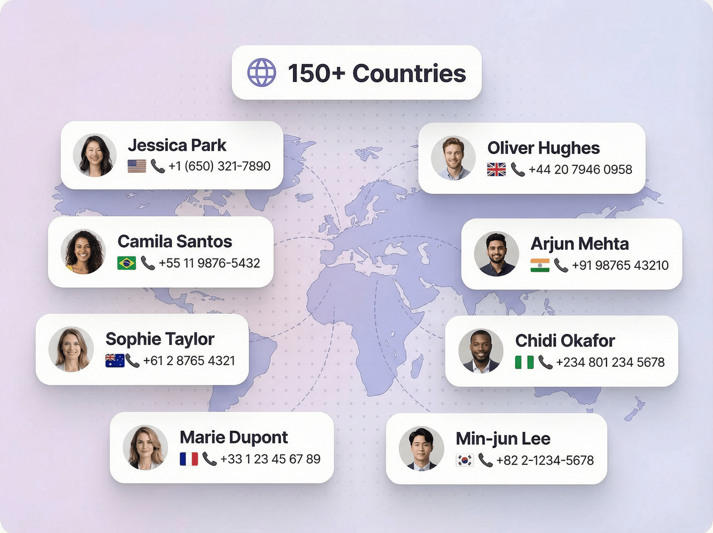 Get verified numbers with carrier data