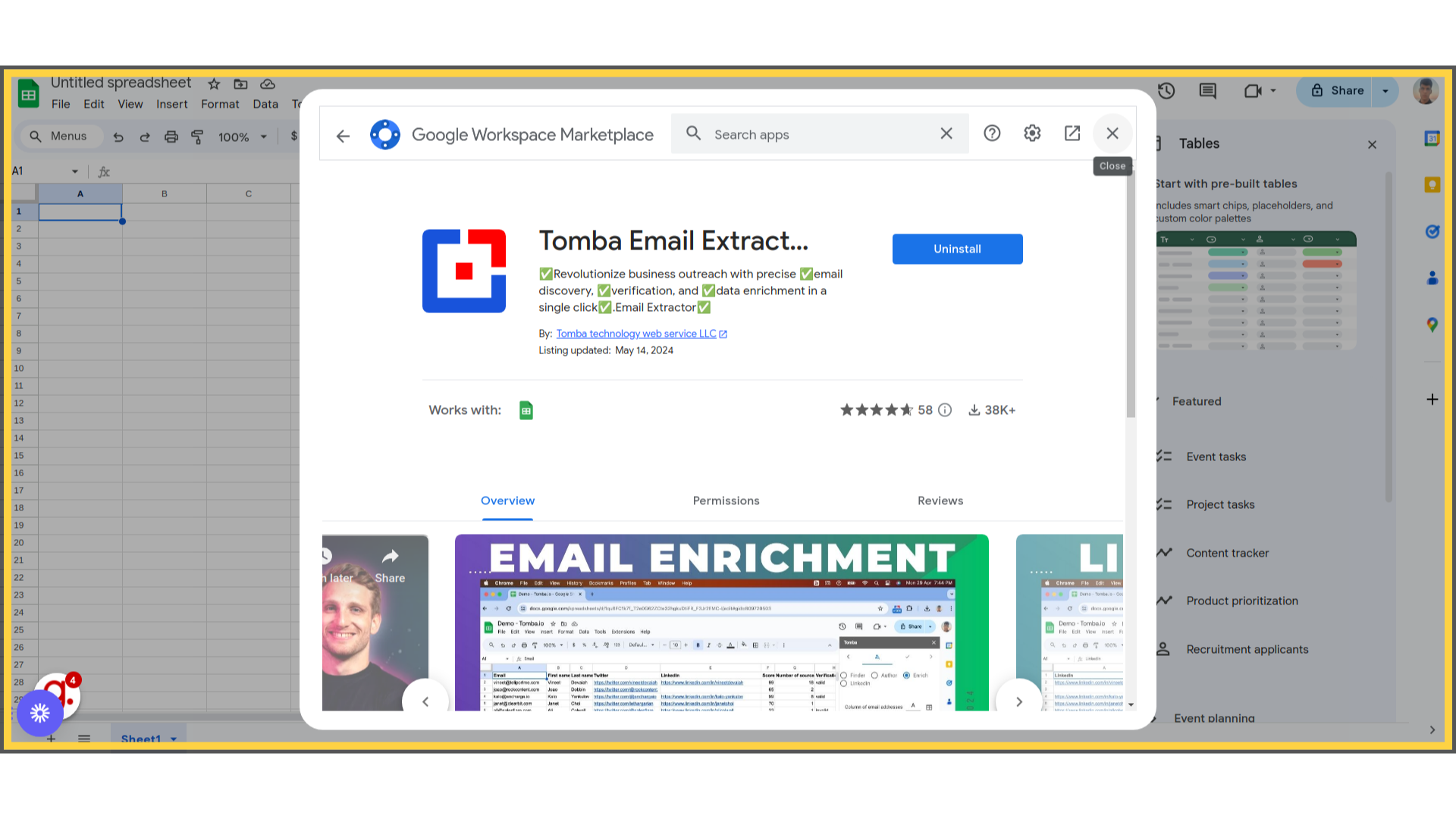 Find emails using google sheets (2024)