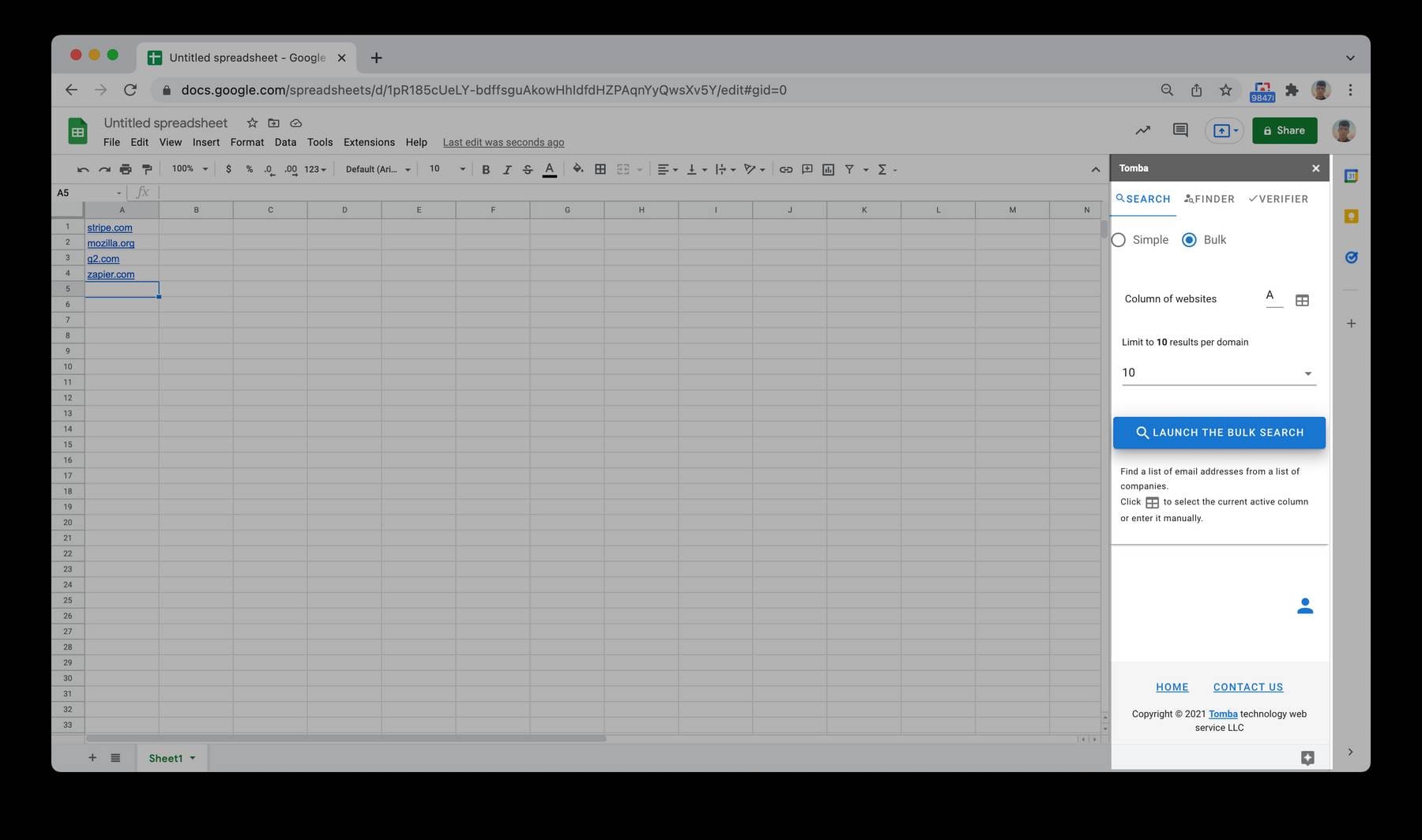 Find emails using google sheets (2024)